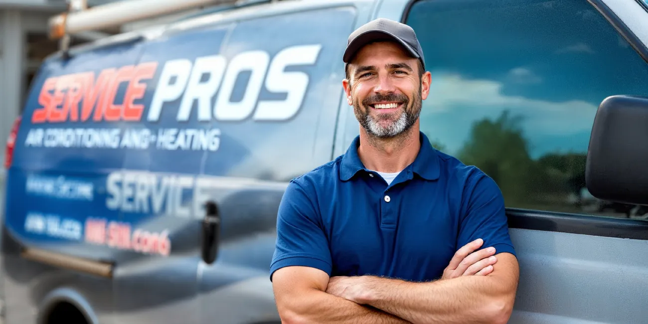 Man standing next to wrapped van