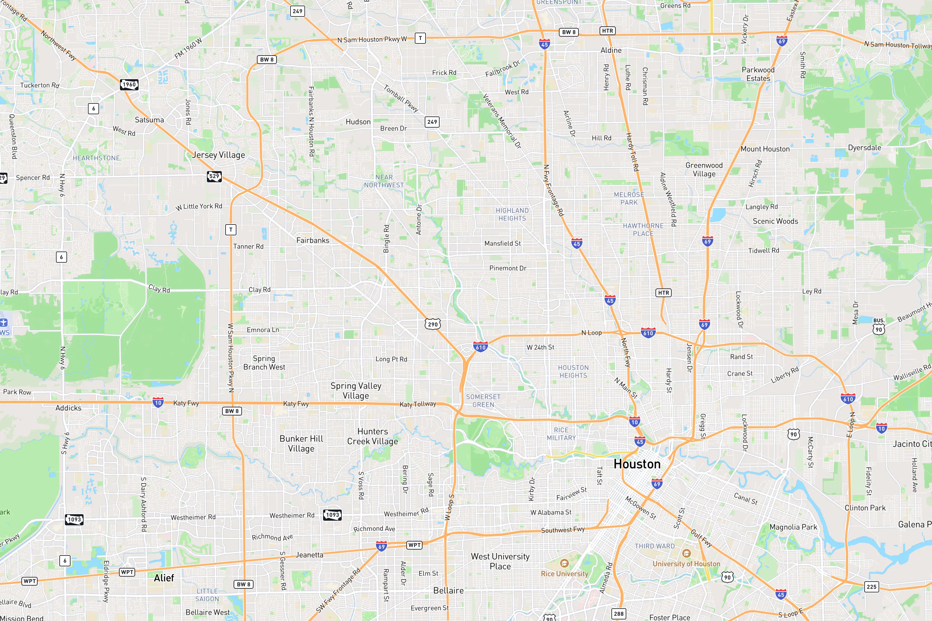 Houston area TPW locations